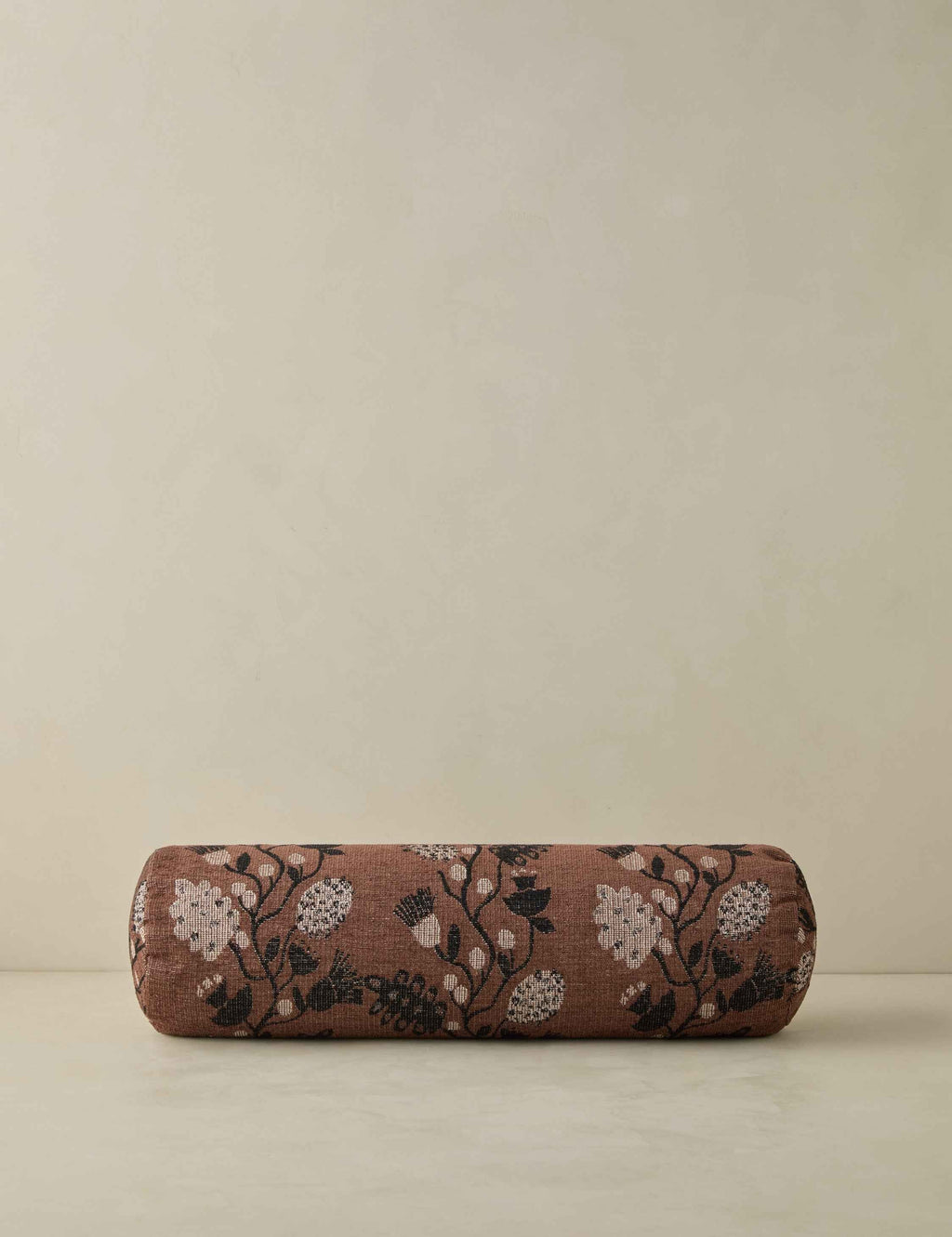 Vino Bolster Pillow | Hand-Drawn Botanical Pattern