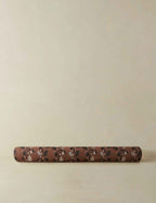 Briar Long Bolster Pillow | Textured Cotton, Botanical Pattern