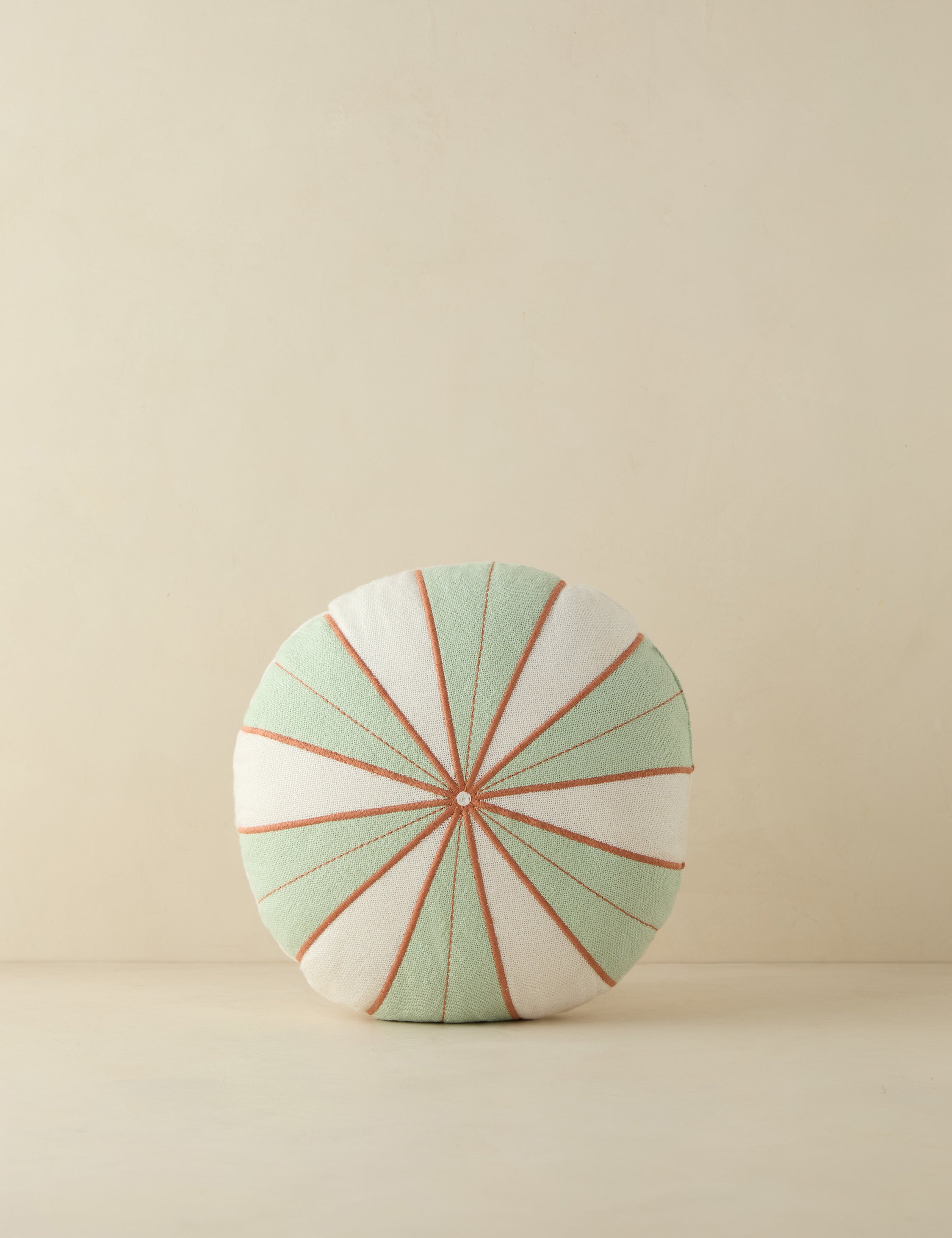 Wrenley Decorative Pillow | Colorful Radial Stripes, Indoor/Outdoor