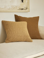 Bela Boucle Pillow | Ultrasoft Woolen Fibers, Solid Design