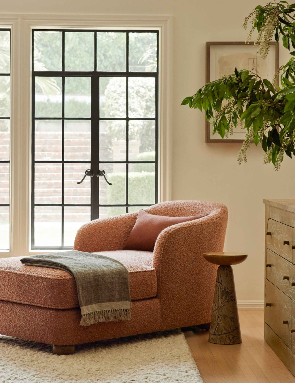 Luna Linen Silk Throw | Earthy Tones, Soft Texture