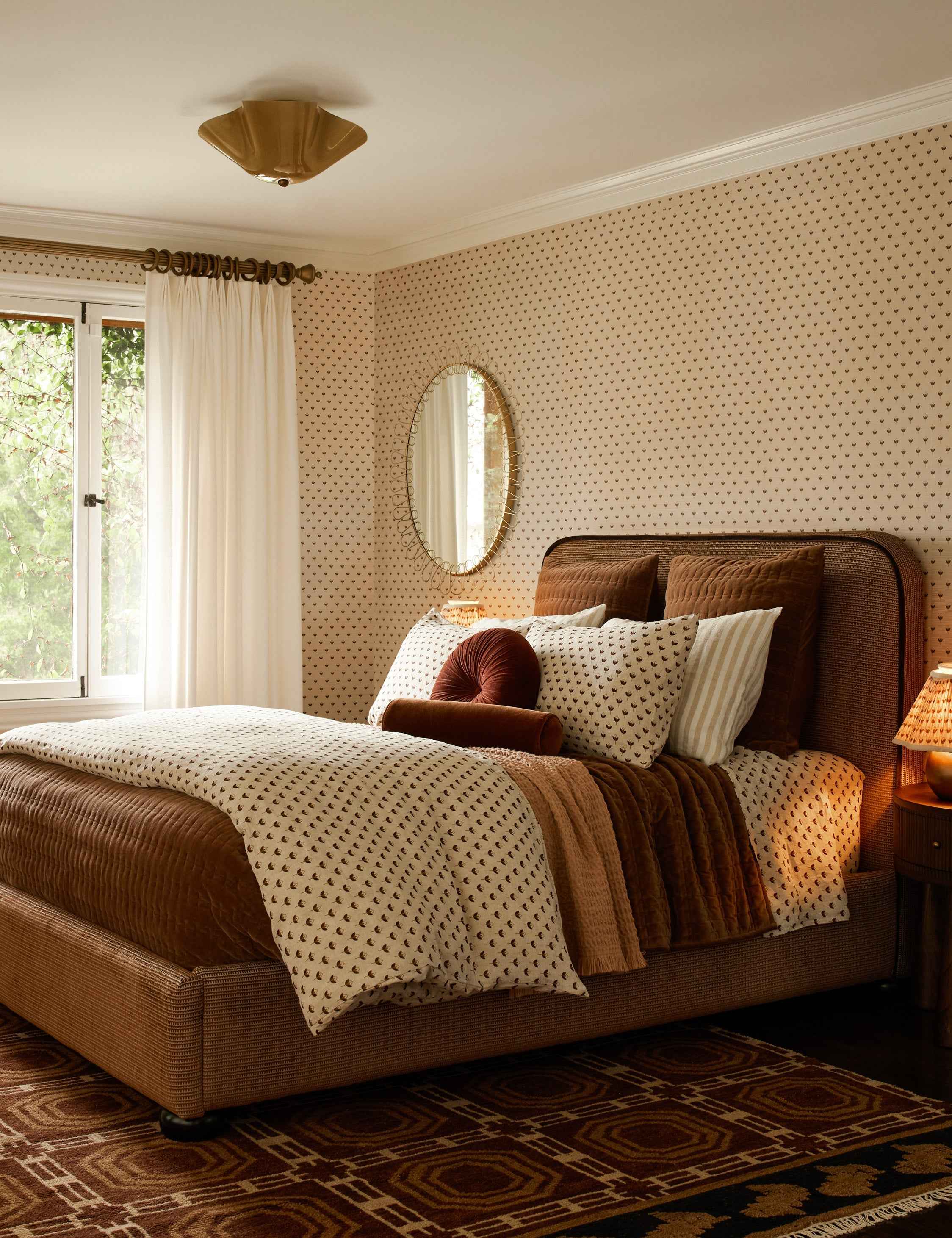 Pavo Duvet Cover | European Flax Linen, Timeless Floral Design