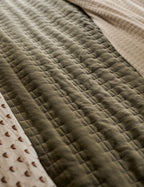 Aveline Velvet Quilt | Luxurious Textured Bedding