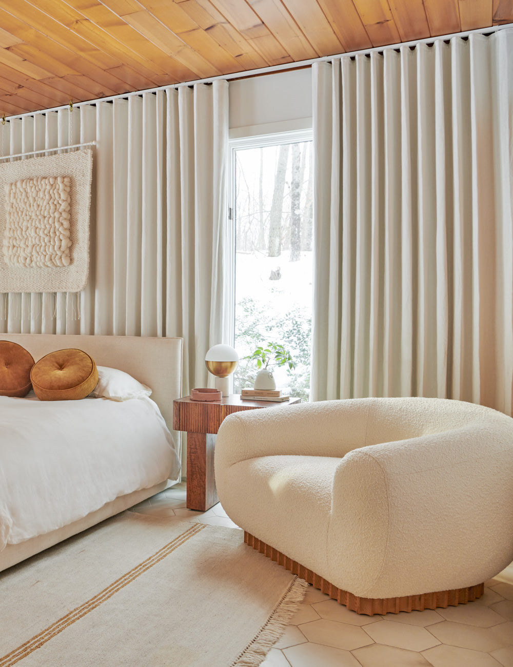Bela Accent Chair | Bouclé Upholstery, Plush Comfort