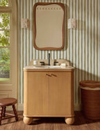 Bela Painterly Stripe Wallpaper | Organic-Inspired Design