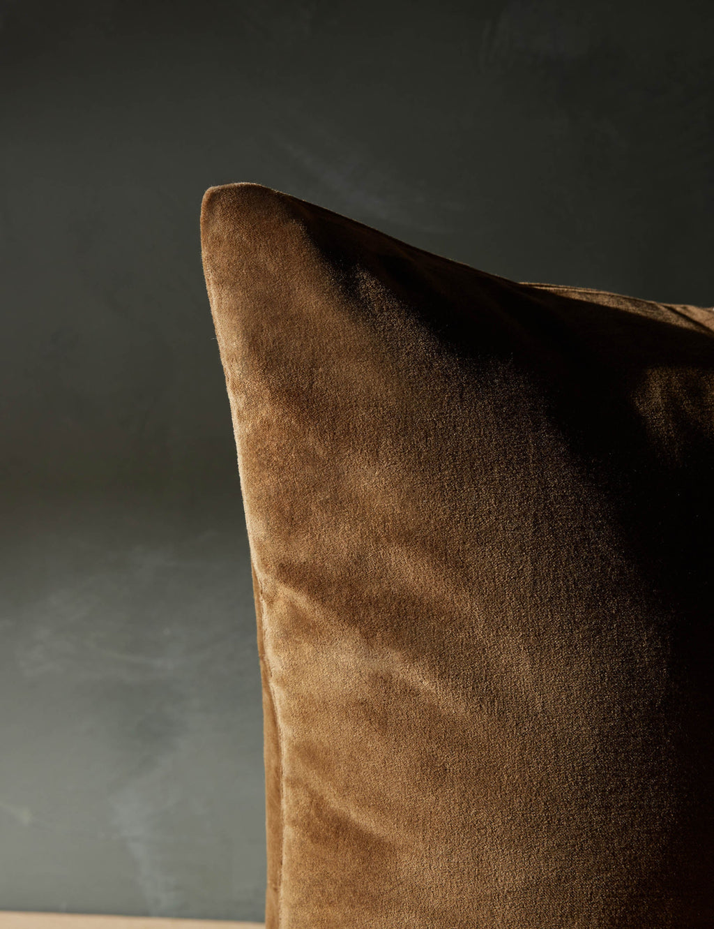 Caden Velvet Pillow | Luxe Texture, Whip Stitching Detail