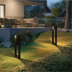 LumaPath: Stylish Garden Lamp with Matte Black Aluminum & Even LED Lighting – for Outdoor Areas