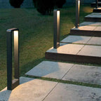LumaPath: Stylish Garden Lamp with Matte Black Aluminum & Even LED Lighting – for Outdoor Areas