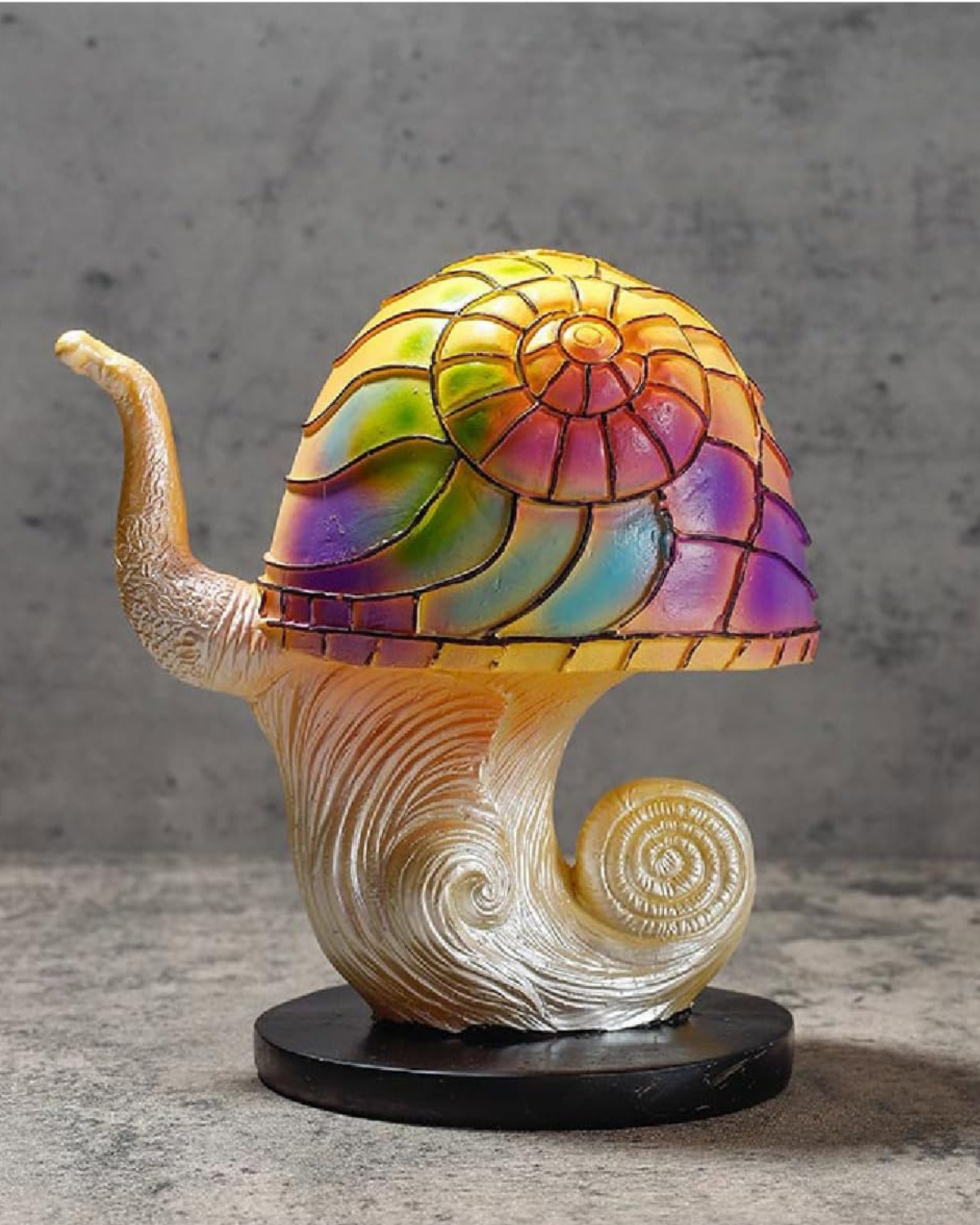 LumaMushroom: Designer Table Lamp Made of Resin in Mushroom Shape & Ambient Lighting – for Living Room & Bedroom