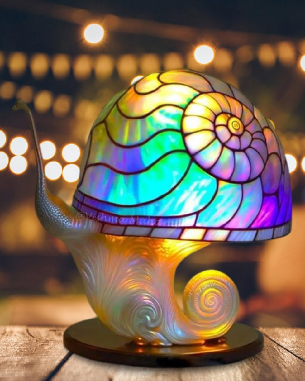 LumaMushroom: Designer Table Lamp Made of Resin in Mushroom Shape & Ambient Lighting – for Living Room & Bedroom