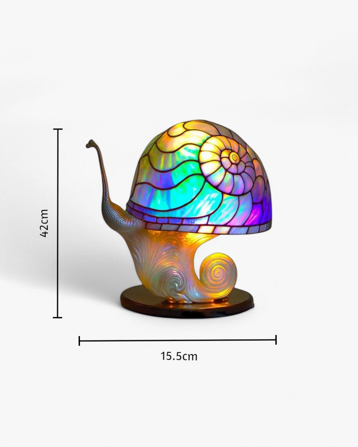 LumaMushroom: Designer Table Lamp Made of Resin in Mushroom Shape & Ambient Lighting – for Living Room & Bedroom