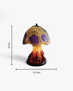 LumaMushroom: Designer Table Lamp Made of Resin in Mushroom Shape & Ambient Lighting – for Living Room & Bedroom