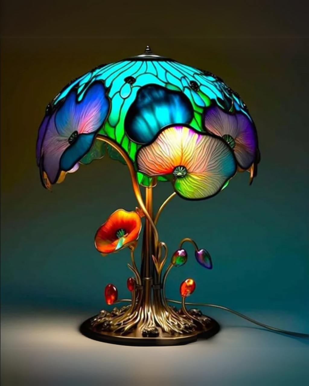 LumaMushroom: Designer Table Lamp Made of Resin in Mushroom Shape & Ambient Lighting – for Living Room & Bedroom