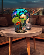 LumaMushroom: Designer Table Lamp Made of Resin in Mushroom Shape & Ambient Lighting – for Living Room & Bedroom