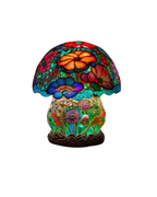 LumaMushroom: Designer Table Lamp Made of Resin in Mushroom Shape & Ambient Lighting – for Living Room & Bedroom