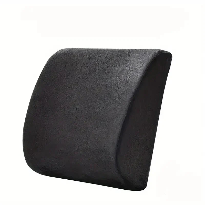 Lumbar Support Pillow, Ergonomic Design, Removable Cover, Universal Fit