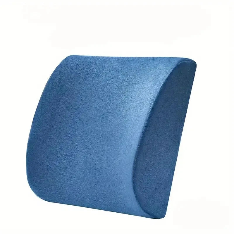Lumbar Support Pillow, Ergonomic Design, Removable Cover, Universal Fit