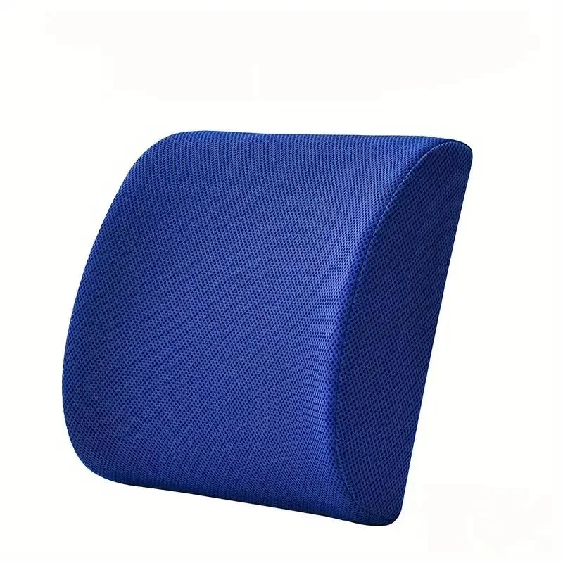 Lumbar Support Pillow, Ergonomic Design, Removable Cover, Universal Fit