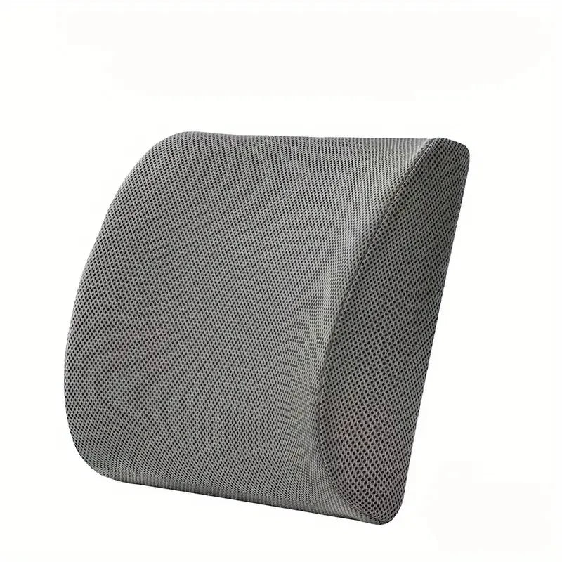 Lumbar Support Pillow, Ergonomic Design, Removable Cover, Universal Fit