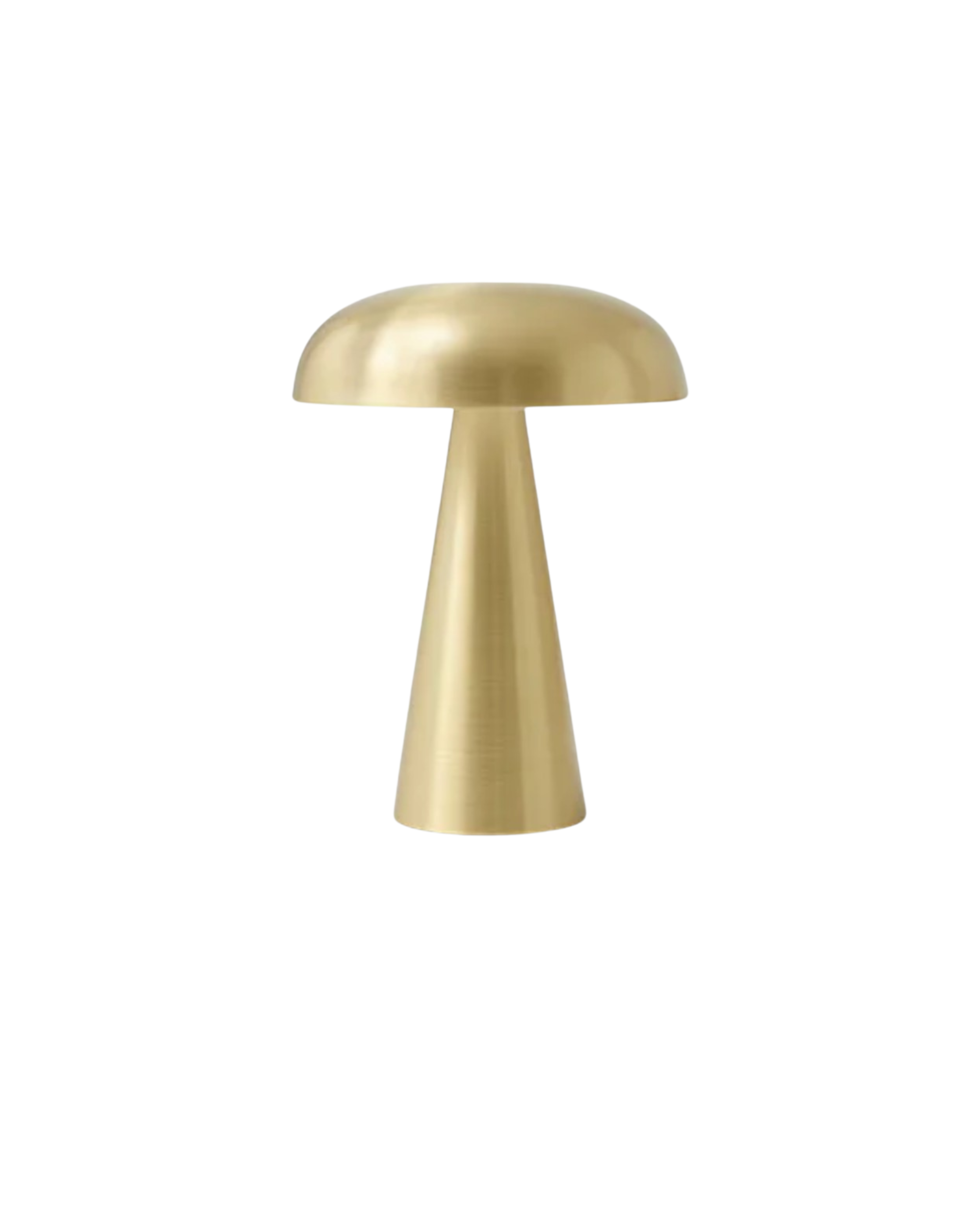 LuméaForm: Designer Table Lamp Made of Metal with Conical Base & Ambient Light – for Nightstands & Living Areas