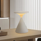 Lumevia: Wireless LED Table Lamp – Dimmable Battery Light in Hourglass Design