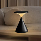 Lumevia: Wireless LED Table Lamp – Dimmable Battery Light in Hourglass Design