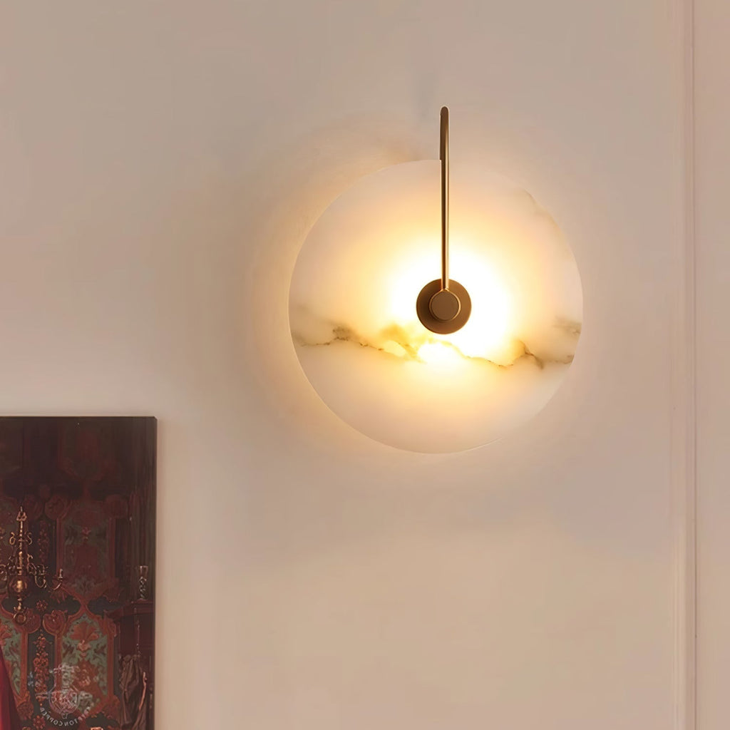 LumiAlba: Alabaster Wall Light – Elegant Lighting for Stylish Spaces