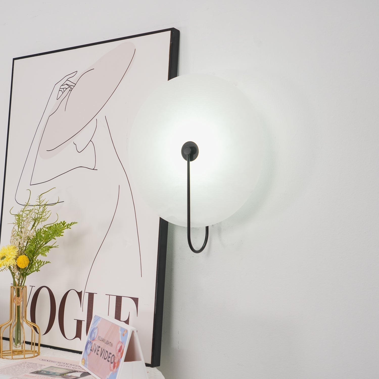 LumiAlba: Alabaster Wall Light – Elegant Lighting for Stylish Spaces