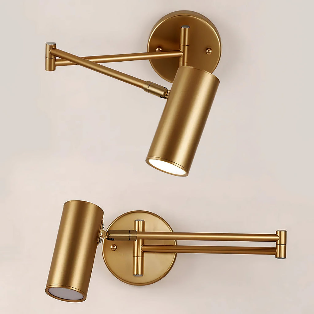 LumiArm: Swiveling LED Wall Lamp – Modern Reading Lamp in Minimalist Design