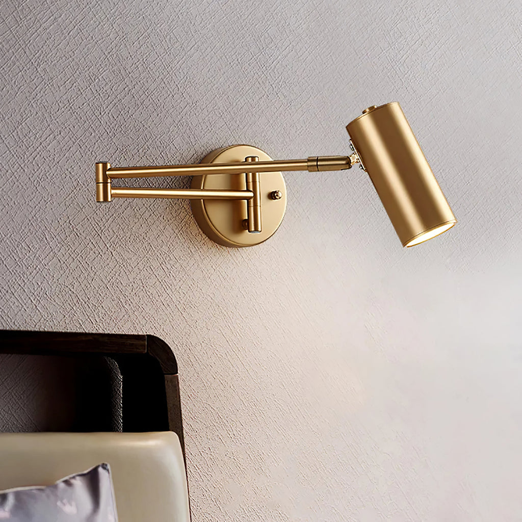 LumiArm: Swiveling LED Wall Lamp – Modern Reading Lamp in Minimalist Design