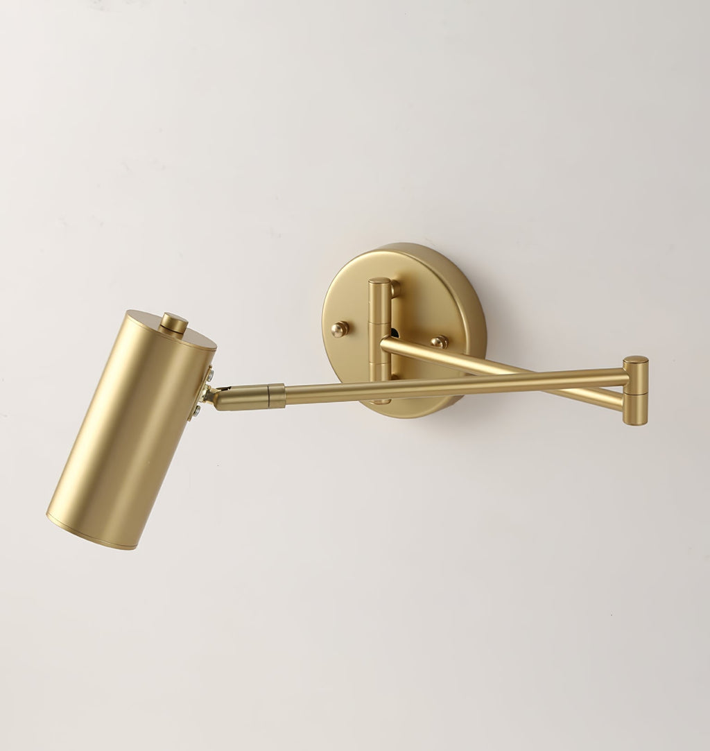 LumiArm: Swiveling LED Wall Lamp – Modern Reading Lamp in Minimalist Design