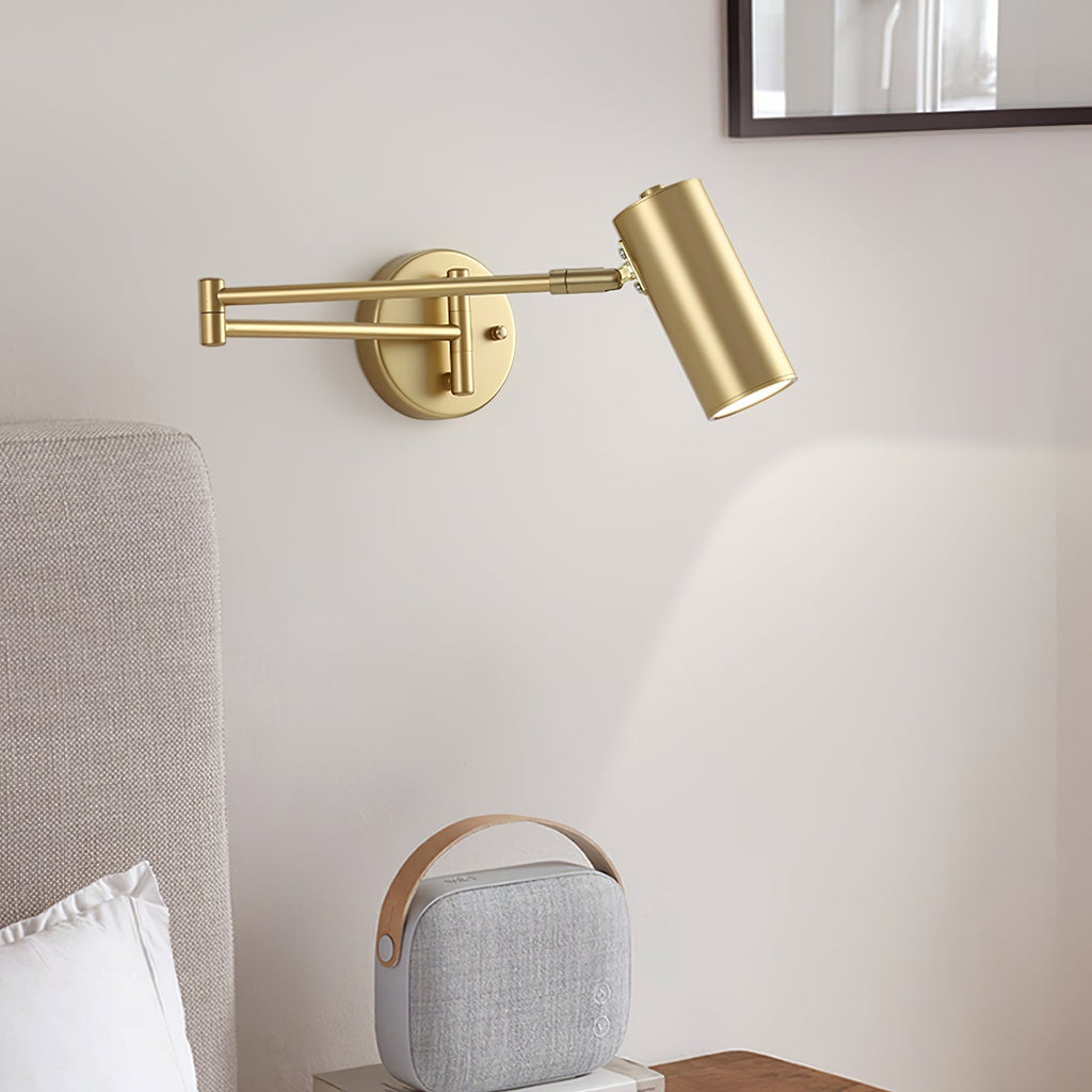 LumiArm: Swiveling LED Wall Lamp – Modern Reading Lamp in Minimalist Design