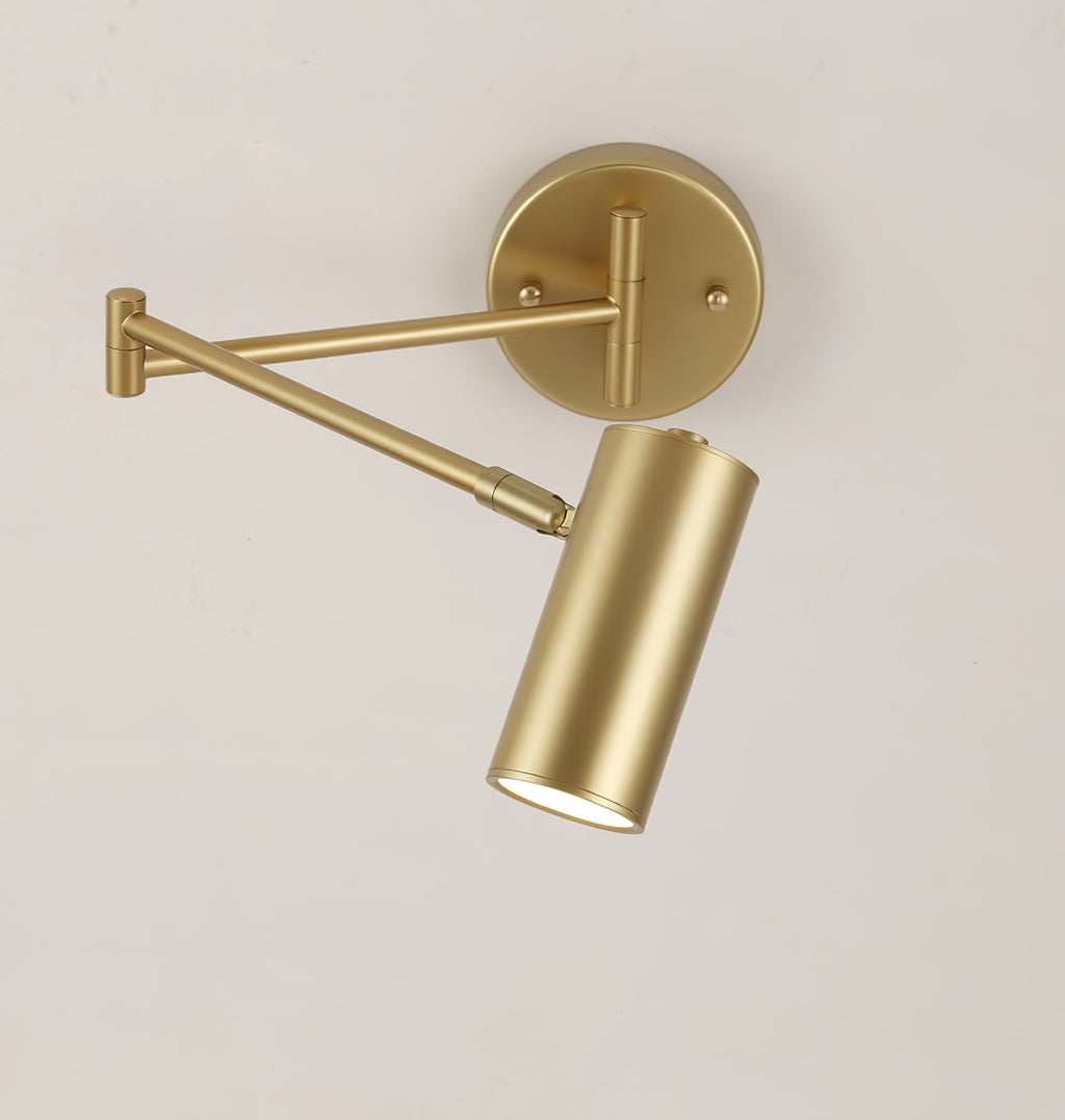 LumiArm: Swiveling LED Wall Lamp – Modern Reading Lamp in Minimalist Design