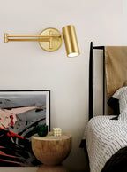 LumiArm: Swiveling LED Wall Lamp – Modern Reading Lamp in Minimalist Design