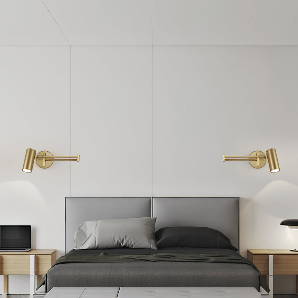 LumiArm: Swiveling LED Wall Lamp – Modern Reading Lamp in Minimalist Design
