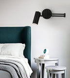 LumiArm: Swiveling LED Wall Lamp – Modern Reading Lamp in Minimalist Design