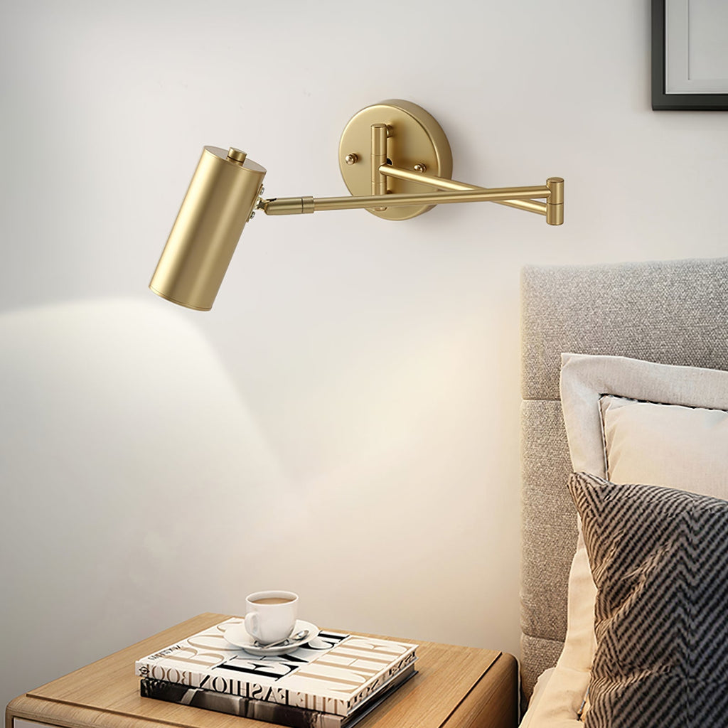 LumiArm: Swiveling LED Wall Lamp – Modern Reading Lamp in Minimalist Design