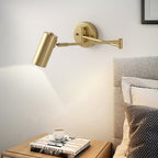 LumiArm: Swiveling LED Wall Lamp – Modern Reading Lamp in Minimalist Design
