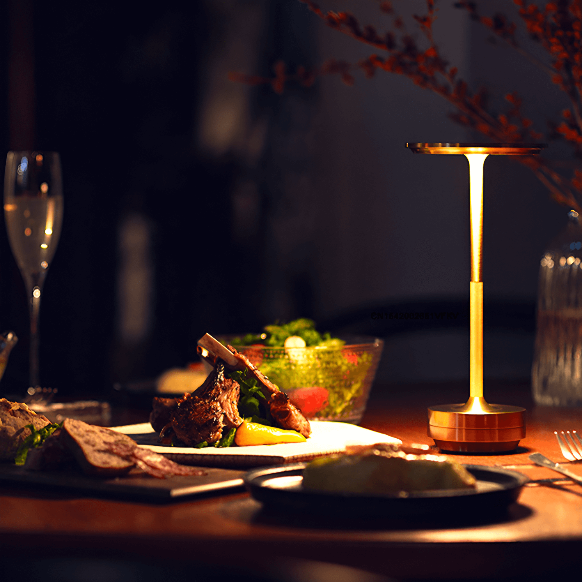 LumiAura: Wireless LED Table Lamp – Rechargeable Mood Light for Living Room & Bedroom