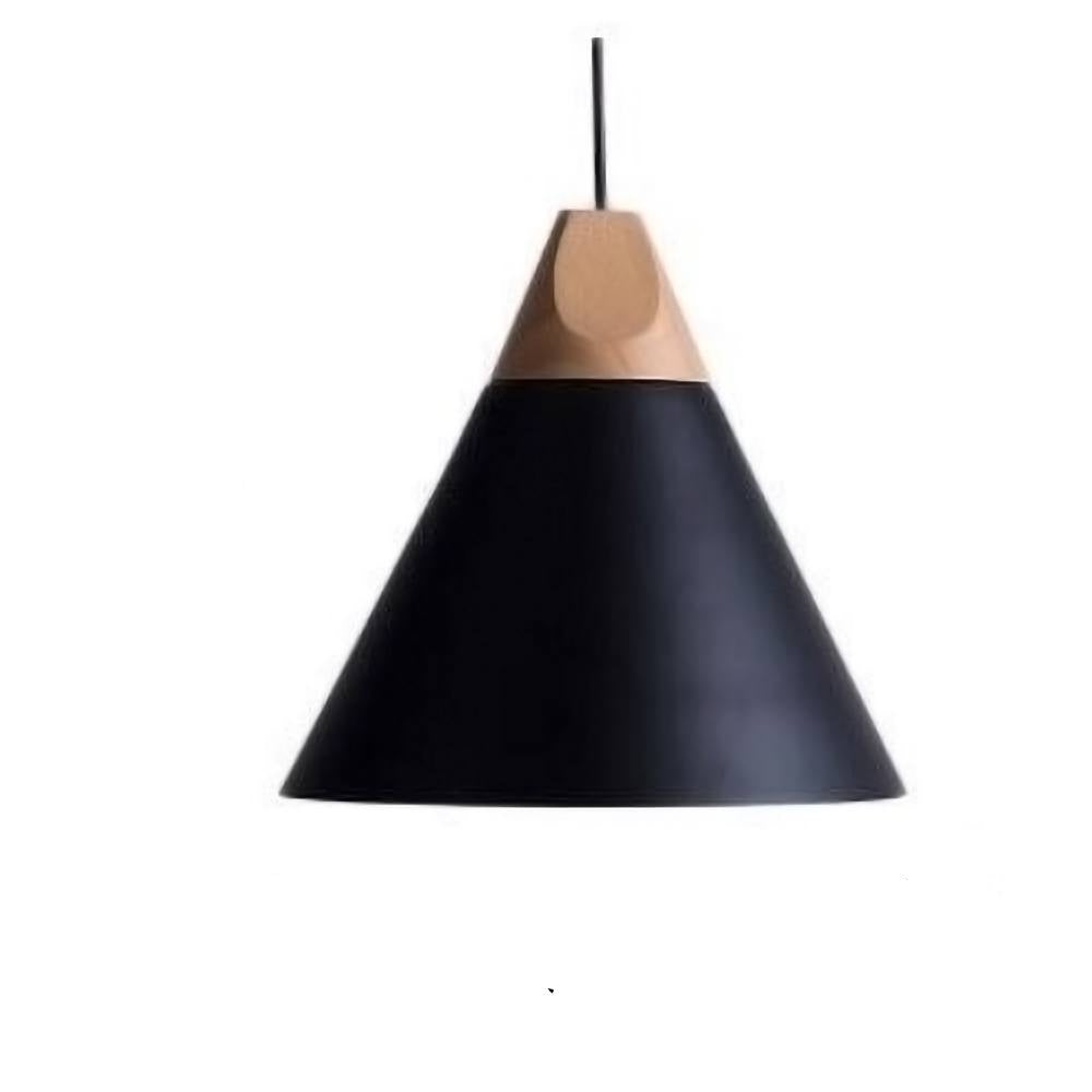 LumiBard: Scandinavian Wooden Pendant Light made of Metal & Oak – Ideal for Children's Rooms & Reading Corners