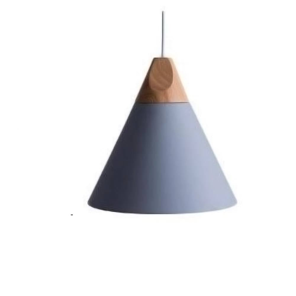 LumiBard: Scandinavian Wooden Pendant Light made of Metal & Oak – Ideal for Children's Rooms & Reading Corners