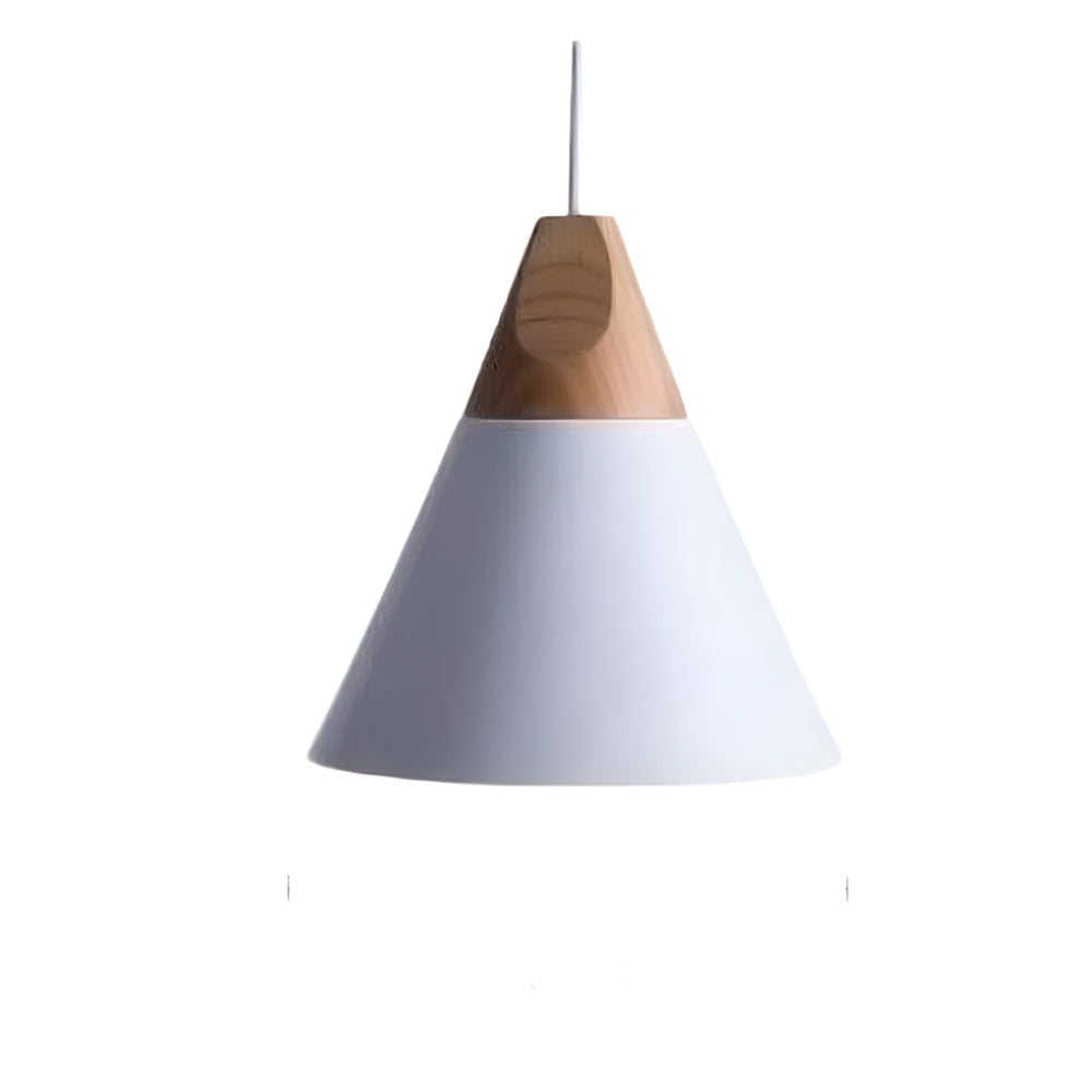 LumiBard: Scandinavian Wooden Pendant Light made of Metal & Oak – Ideal for Children's Rooms & Reading Corners
