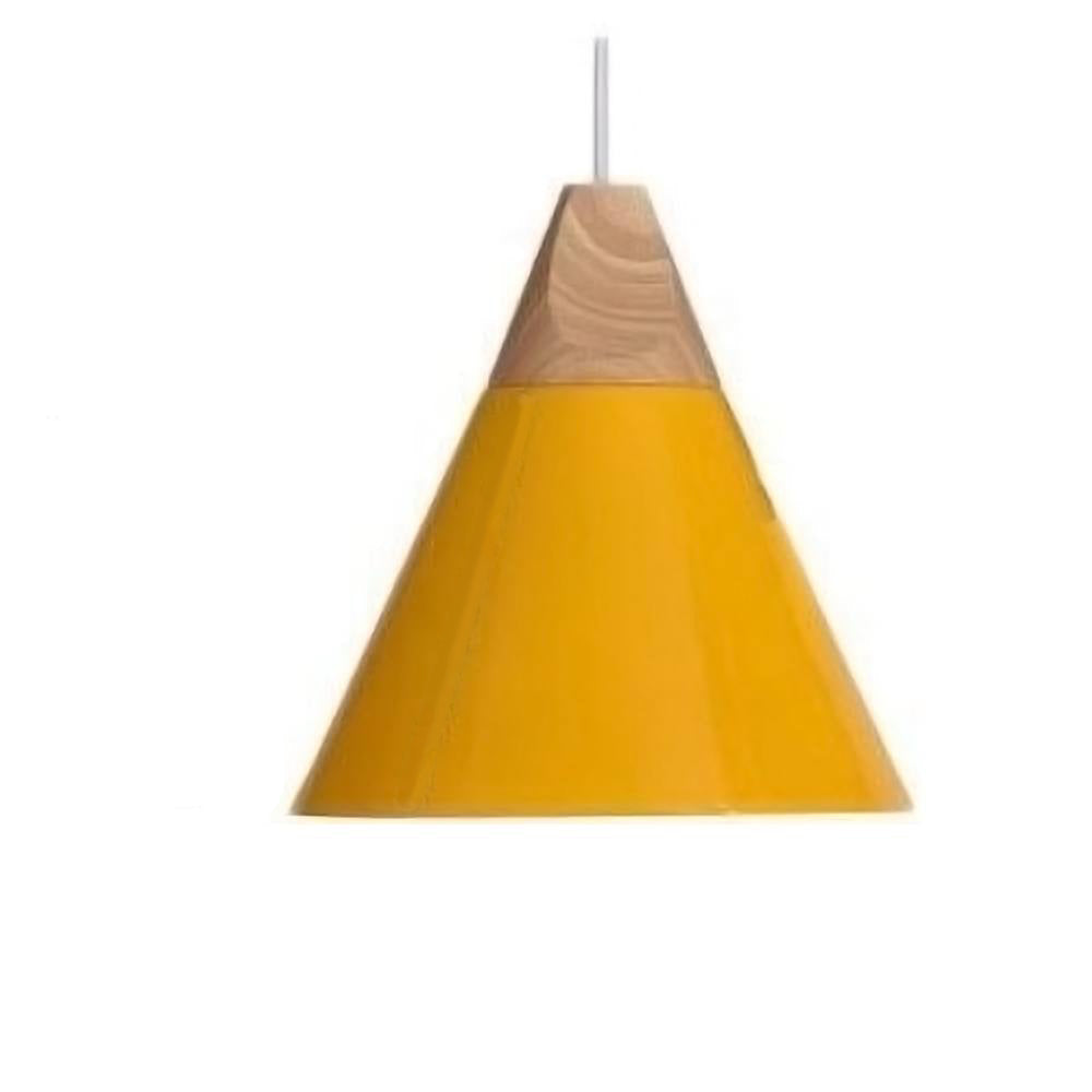 LumiBard: Scandinavian Wooden Pendant Light made of Metal & Oak – Ideal for Children's Rooms & Reading Corners