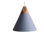 LumiBard: Scandinavian Wooden Pendant Light made of Metal & Oak – Ideal for Children's Rooms & Reading Corners