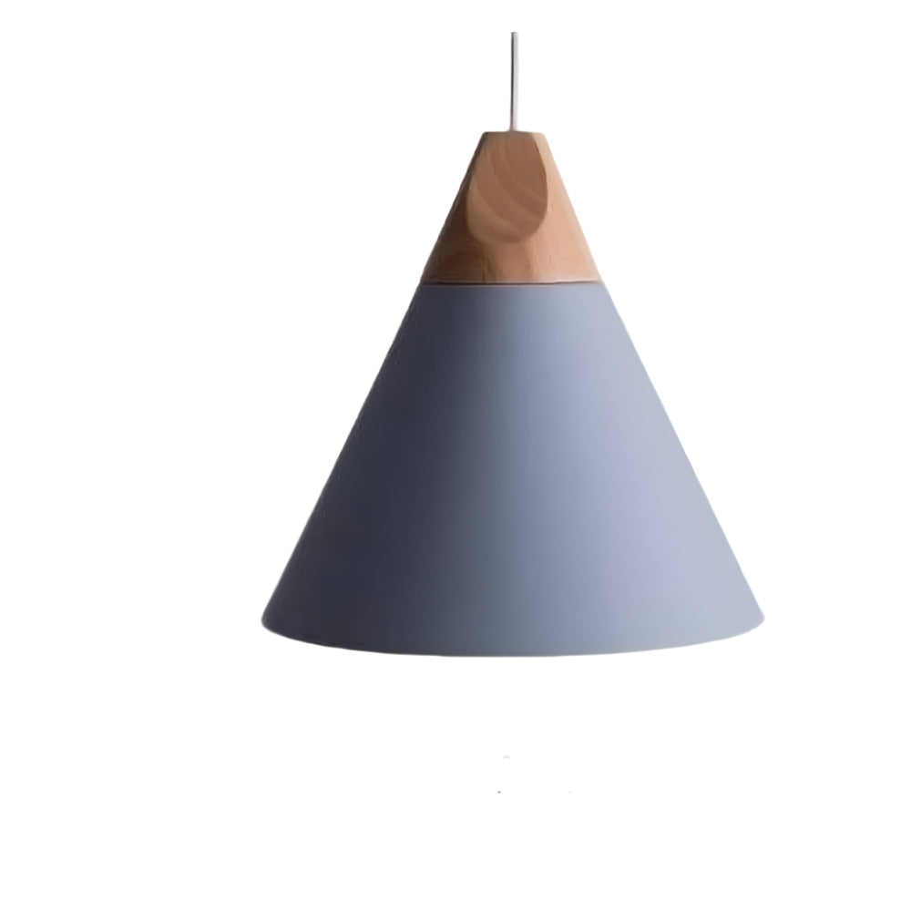 LumiBard: Scandinavian Wooden Pendant Light made of Metal & Oak – Ideal for Children's Rooms & Reading Corners
