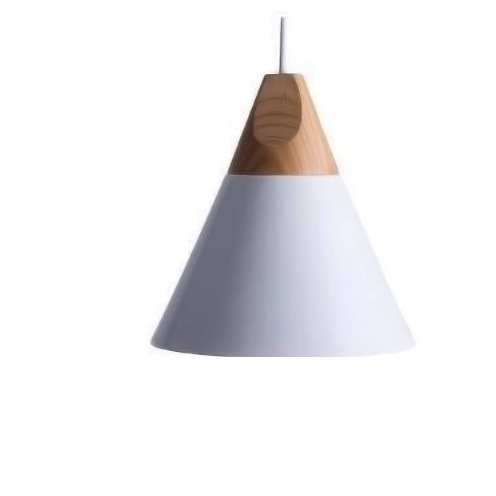 LumiBard: Scandinavian Wooden Pendant Light made of Metal & Oak – Ideal for Children's Rooms & Reading Corners