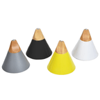 LumiBard: Scandinavian Wooden Pendant Light made of Metal & Oak – Ideal for Children's Rooms & Reading Corners
