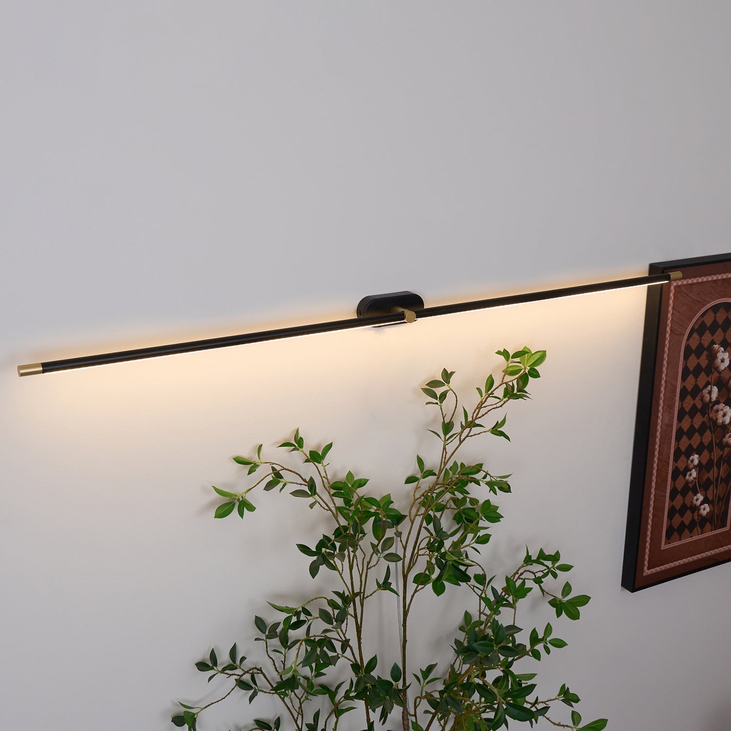 LumiBaton: Wireless LED Wall Light – Rechargeable Wall Lamp in Minimalist Design