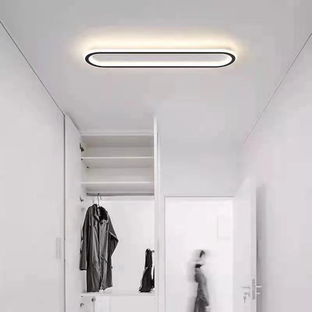 LumiCorr: Slim LED Ceiling Light with Modern Look & Even Light – for Hallways & Living Areas