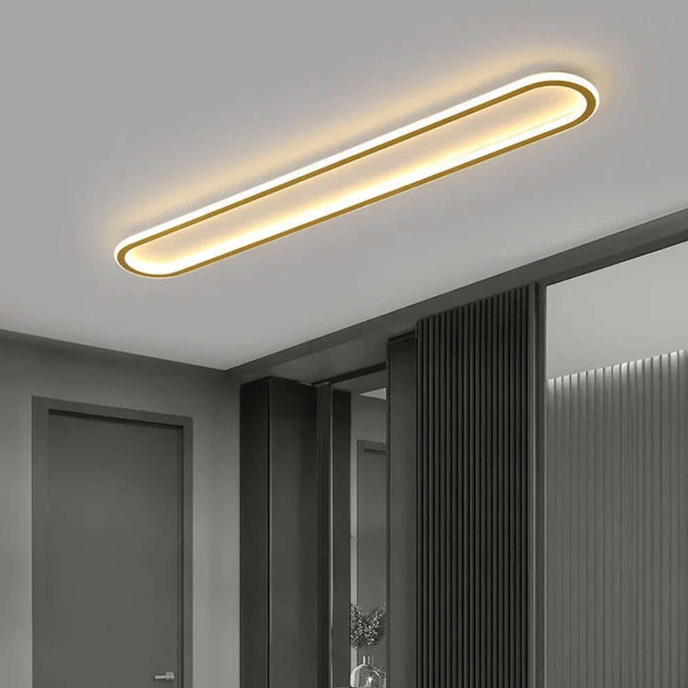 LumiCorr: Slim LED Ceiling Light with Modern Look & Even Light – for Hallways & Living Areas